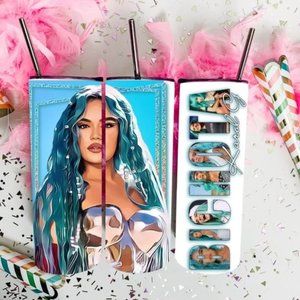 Karol G Bichota 20 Oz Skinny Sublimated Tumbler